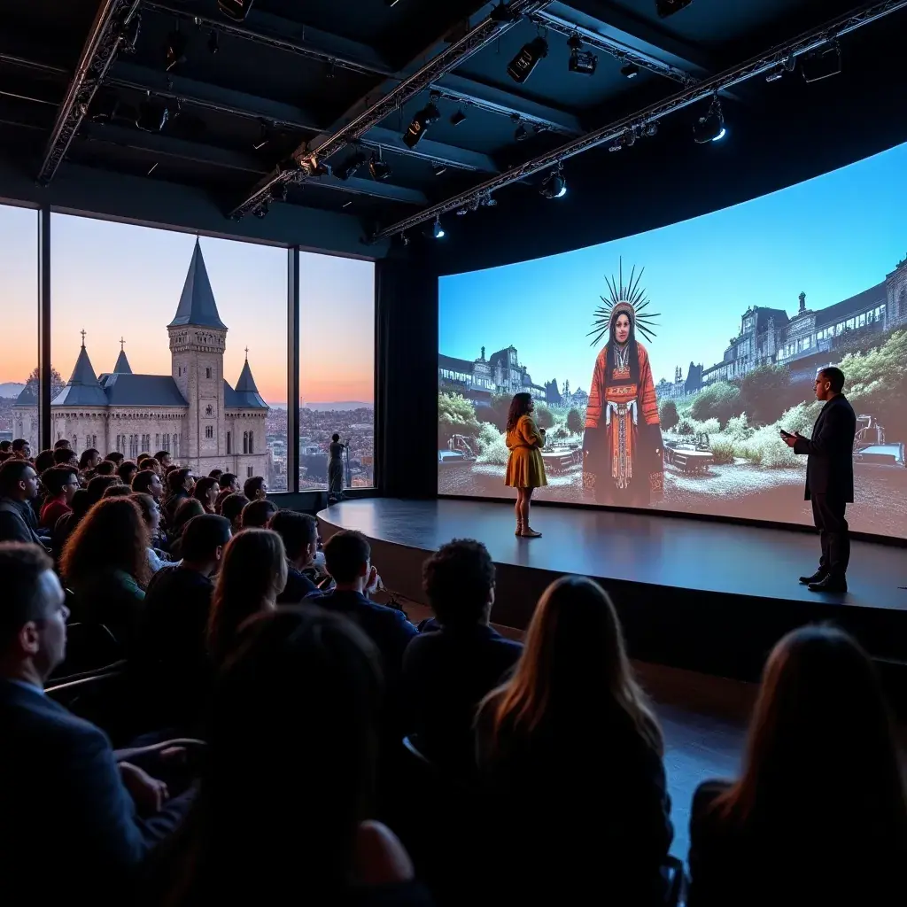 Modern office environment