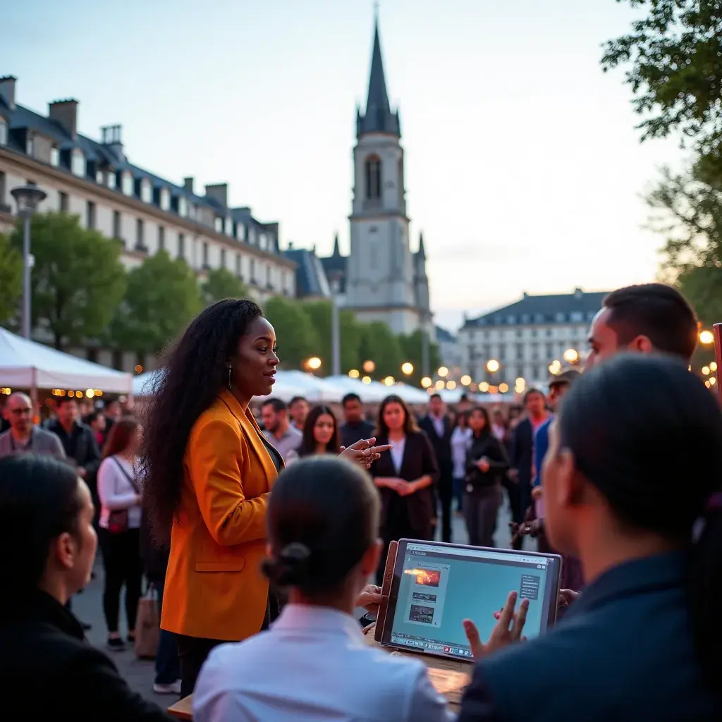 Professional business solutions illustration